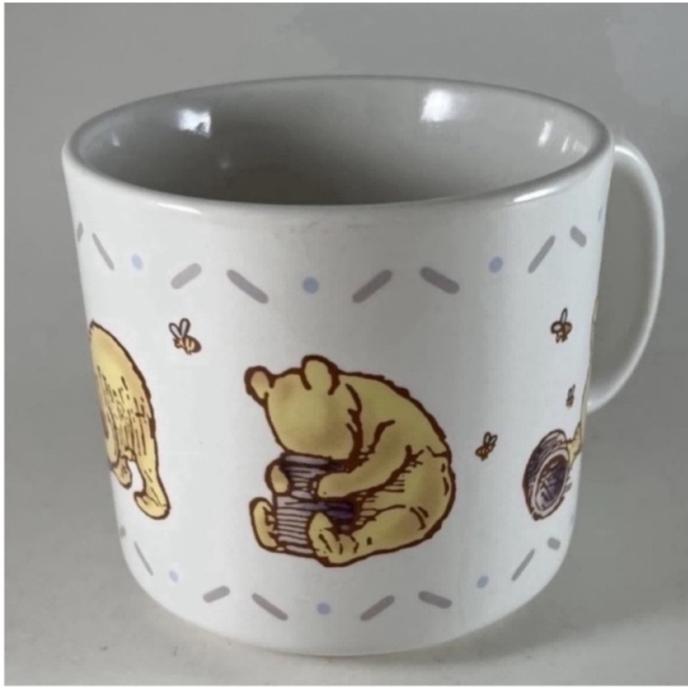Disney White and Yellow Winnie the Pooh Mug